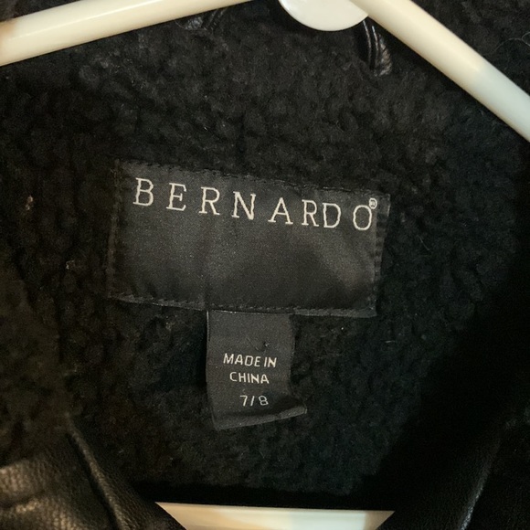 Bernardo vegan leather jacket 7/8 - Picture 7 of 15